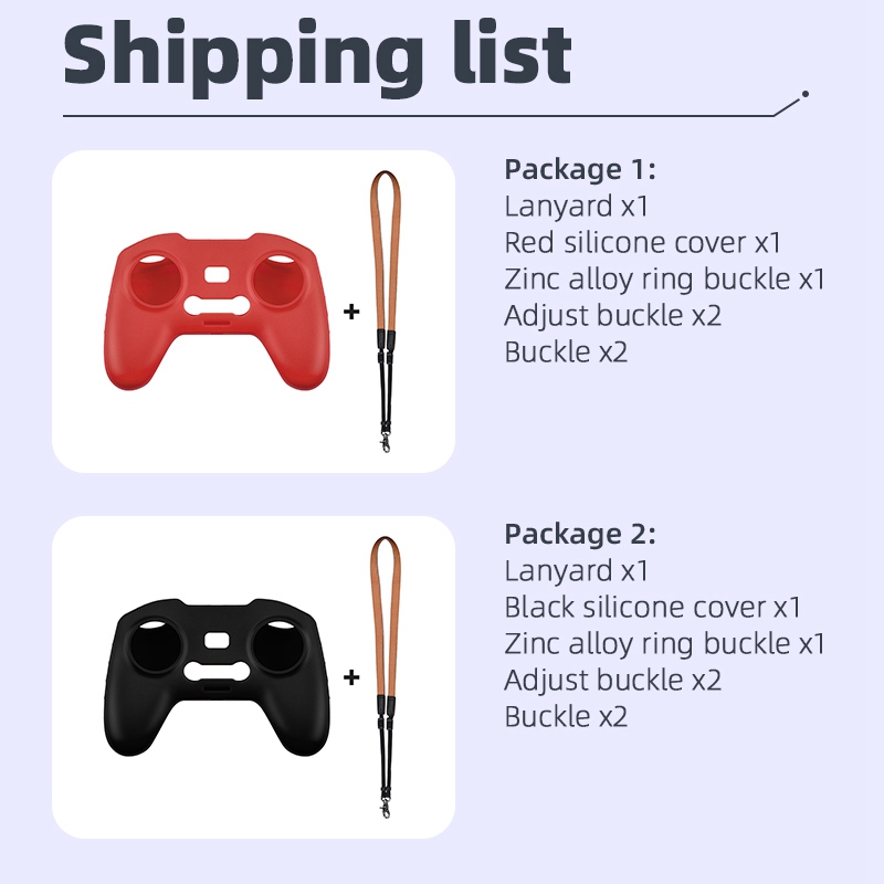 AB25 - Capa de Silicone para C - Drone Remote Controller Lanyard avaliação e preço